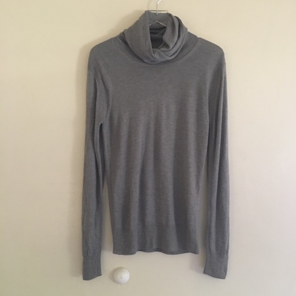 All Saints Sweaters - All Saints Spitalfields Grey Turtle Neck Sweater S